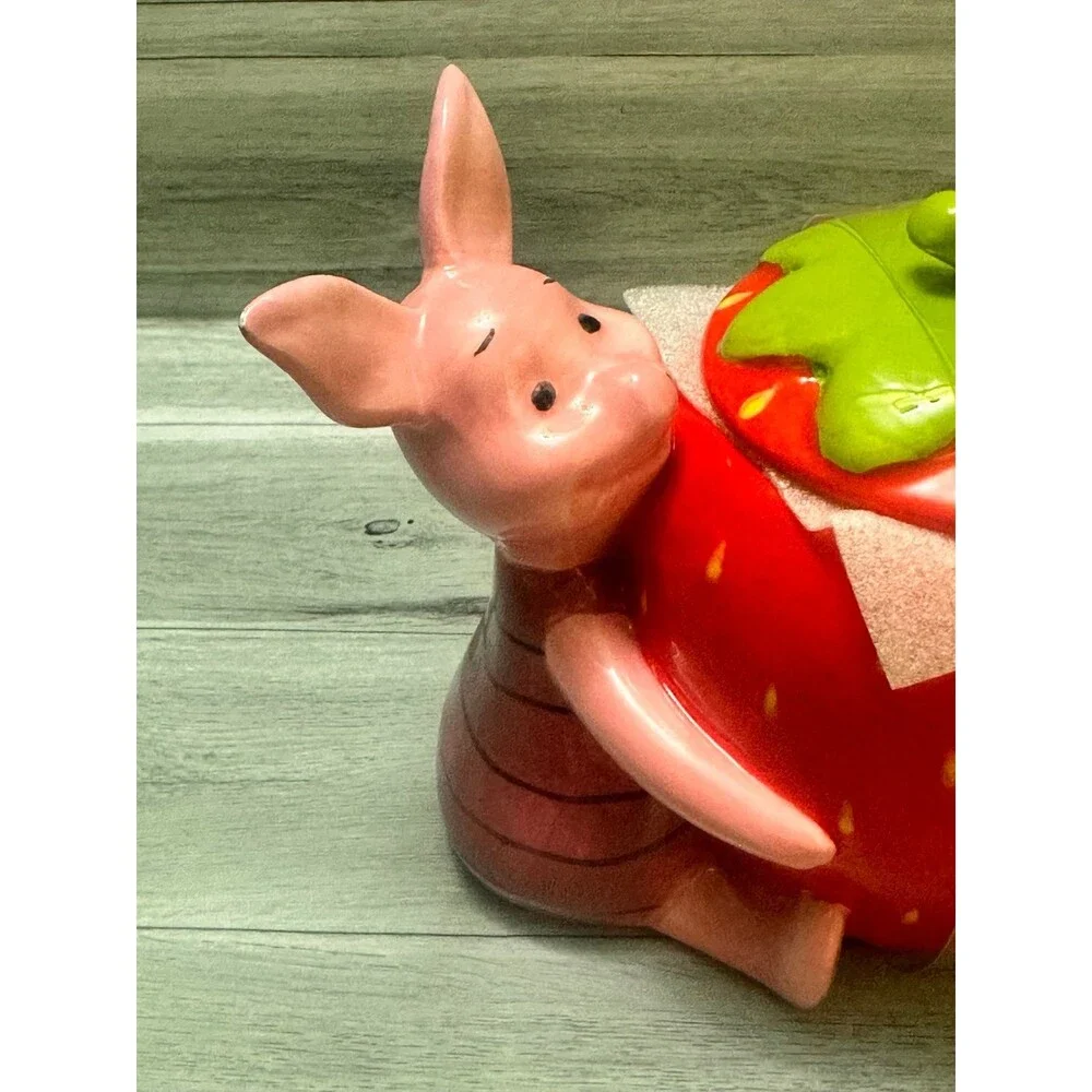 Winnie the Pooh Strawberry Jar  Piglet Figurine